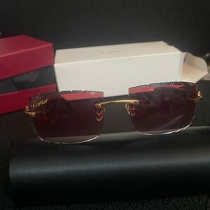 Cartier diamond cut buffalo horns